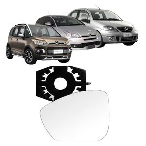 Subconjunto Retrovisor C3 C4 Air Cross 2012 2013 2014 2015