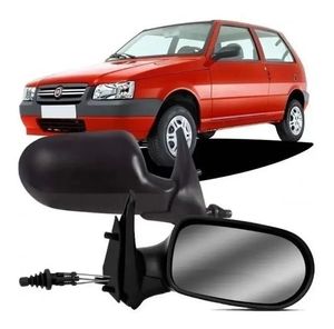 Retrovisor Uno Economy 2 Portas 2008 A 2011 Com Controle