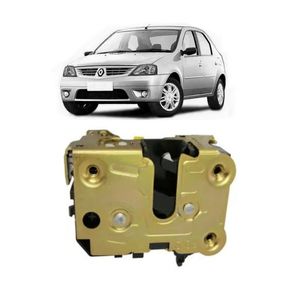 Fechadura Mecanica Porta Dianteira Logan Sandero 2007 A 2013