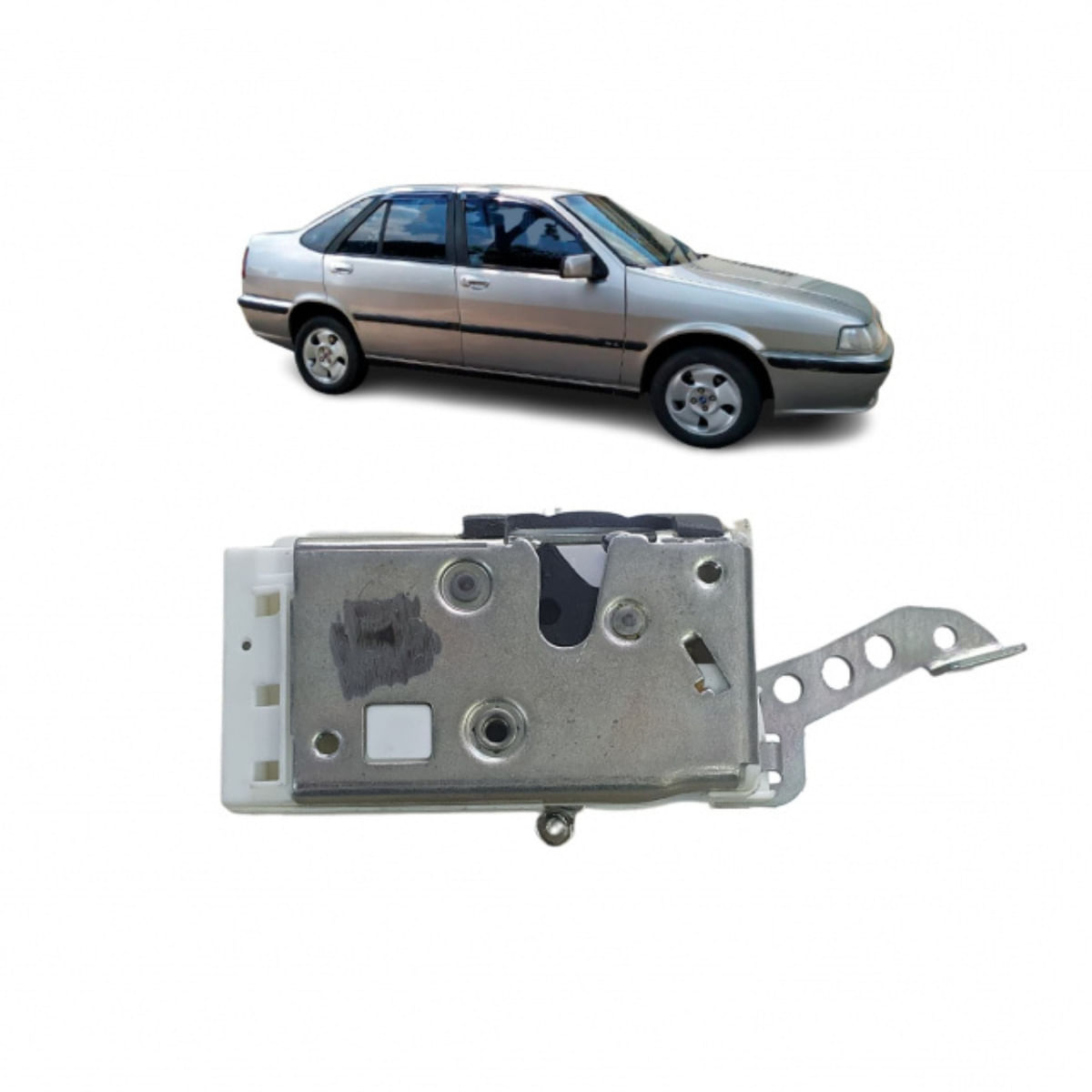 Fechadura Porta Dianteira Mecanica Tempra 1992 A 1999 4 Pt
