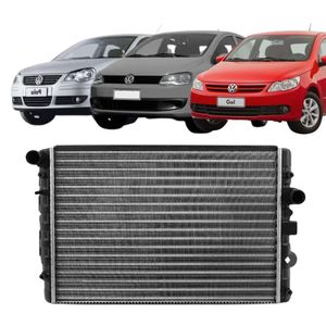 Radiador Gol Voyage Saveiro 09 A 20 Fox 06 A 18 Polo 07 A 15