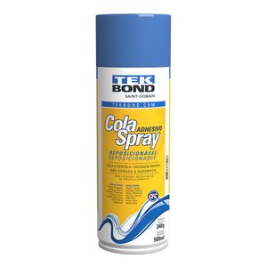 Cola Spray Reposicionavel Tekbond Alto Poder Cobertura 500ml