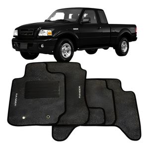 Tapete Carpete Grafite Ranger Cabine Dupla 2005 A 2011
