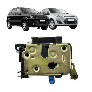 Fechadura Mecanica Porta Dianteira Fiesta Ecosport 2003 A 2012
