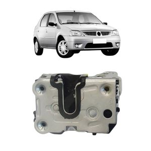 Fechadura Eletrica Porta Dianteira Logan Sandero 2007 A 2013