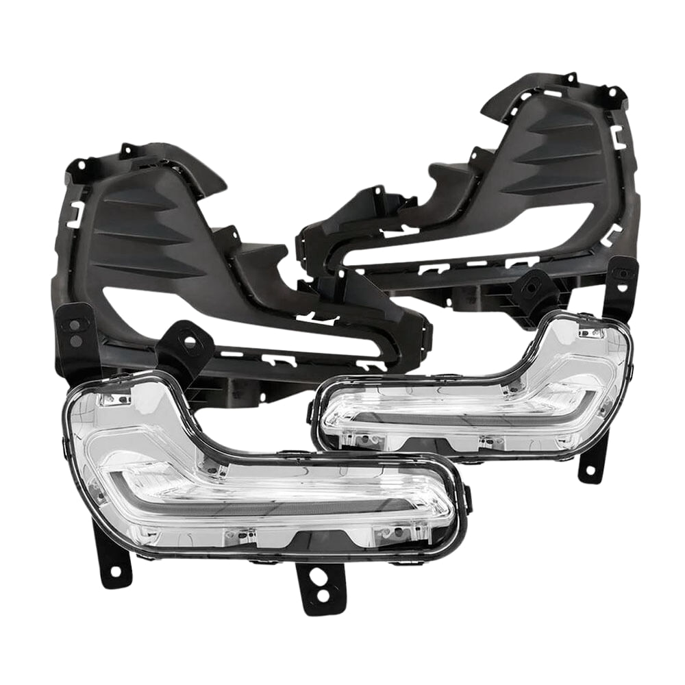 Kit Farol Milha Onix 2020 2021 Onix Plus Led Drl - Fuscão Preto