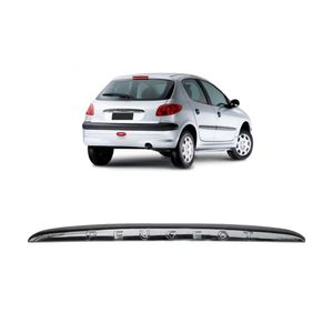Friso Auto Colante Mala 206 207 2008 A 2013 Cromado