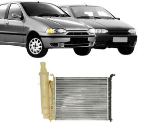 Radiador Palio E Siena 1998 A 2002 Com Reservatorio Sem Ar