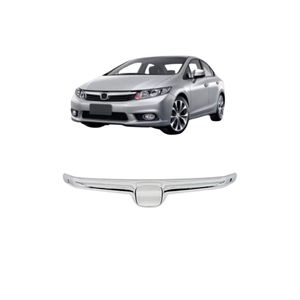 Friso Grade Cromado Civic 2012 A 2014