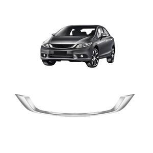 Friso Grade Cromado Civic 2015 A 2017