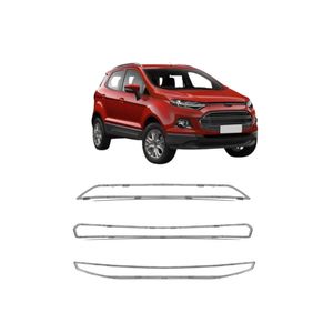 Friso Grade Prata Ecosport Com 3 Pecas 2013 A 2017