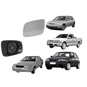 Subconjunto Do Retrovisor Gol G3 E G4 Saveiro 2000 A 2008