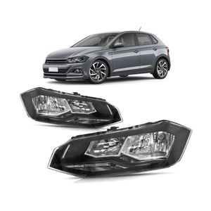 Farol Polo Virtus 2018 2019 Mascara Negra Friso Preto