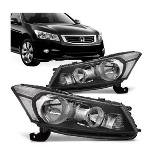 Farol Accord 2008 2009 2010 A 2012 Mascara Negra Foco Duplo