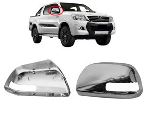 Capa De Retrovisor Hilux 2012 2013 2014 2015 Com Furo Pisca