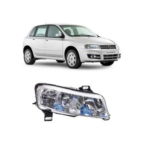Farol Stilo 2008 2009 2010 2011 2012 Mascara Cromada