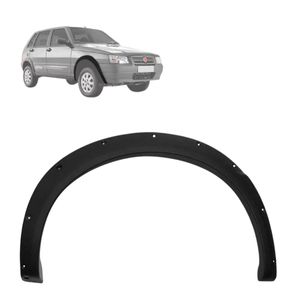Moldura Paralama Dianteiro Uno 2004 2005 A 2010 Preto
