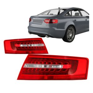 Lanterna Traseira A6 2009 2010 2011 Externa Com Led