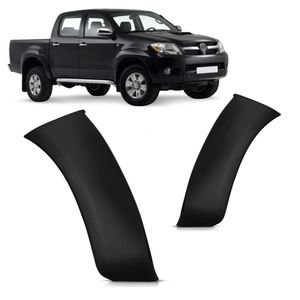 Moldura  Sobre Roda Parachoque Hilux 2005 2006 2007 A 2011