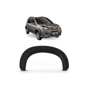 Moldura Paralama Dianteiro Uno Way 2015 A 2017 Texturizado