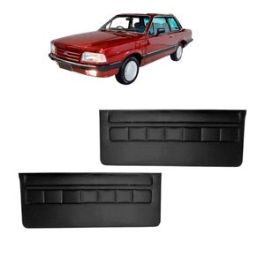 Forro Porta Couro Sintetico Del Rey 1981 A 1984 2 Portas