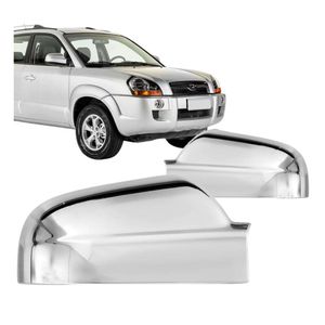 Aplique Retrovisor Tucson 2004 A 2015 Cromado