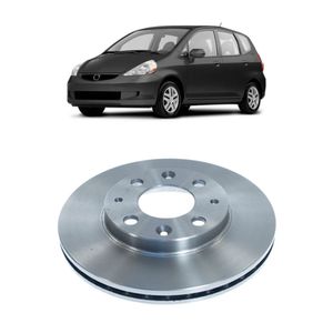Disco de Freio Fit 2004 2005 2006 2007 2008
