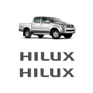 Letras Emblema Adesivo Lateral Hilux 1989 A 2014