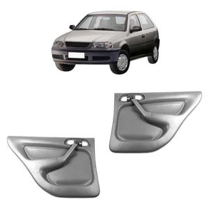 Forro De Porta Moldado Gol Parati 1994 A 2005 4 Portas Cinza
