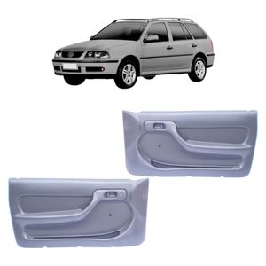 Forro De Porta Moldado Gol 1994 A 2000 Cinza Vidro Manual