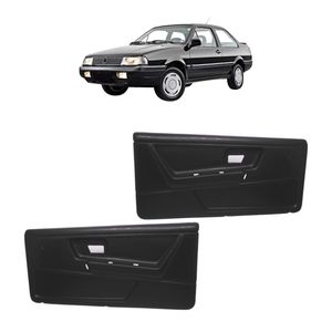 Forro De Porta Moldado Santana 1984 1985 1986 A 1990 Preto