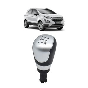 Manopla Fiesta Ecosport 2013 A 2020 Com Lente Prata
