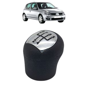 Manopla Cambio Clio 2005 2006 2007 2008 A 2016 Tampa Cromada