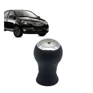 Manopla Etios 2013 2014 2015 2016 Preta Aro Cromado
