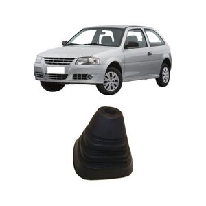 Coifa Alavanca Preta Pvc C Base  Sem Manopla Gol 2006 A 2009
