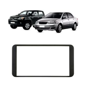 Moldura 2 Din Corolla 2003 2004 2005 2006 2007 Preta