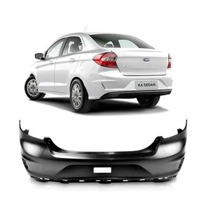 Para-choque Traseiro Ka Sedan 2019 2020 2021 Preto Liso