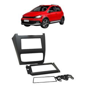 Moldura 2 Din Fox 2014 2015 2016 2017 2018 A 2021 Preto