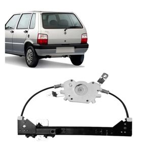 Maquina Vidro Traseira Elétrica Uno 1985 A 2004 Sem Motor