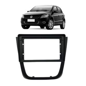 Moldura 2 Din Gol 2009 2010 2011 2012 9 Polegadas Preto