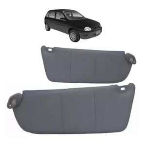 Quebra Sol Corsa 1994 95 96 97 A 2002 Cinza Com Espelho