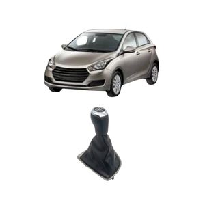 Coifa Alav Preta C Base Cinza E Manopla Hb20 1.6 2013 A 2019