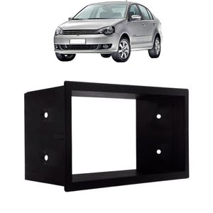 Moldura 2 Din Bora Polo Golf Fox Ecosport Passat Fiesta