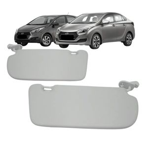 Quebra Sol Hb20 Hatch E Sedan 2012 2013 2014 A 2021 Cinza