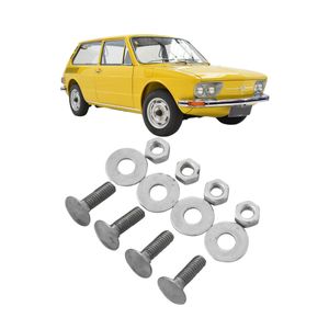 Kit Parafuso Porca Fixação Parachoque Brasília Variant