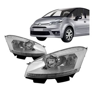 Farol C4 Picasso 2008 2009 2010 2011 Cristal