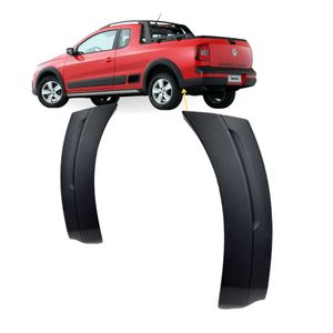 Moldura Lateral Parachoque Tras Saveiro Cross G5 2009 A 2012