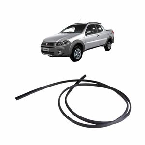 Borracha Perfil Moldura Paralama Fiat 1,5m