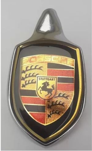 Brasao Capo Dianteiro Porsche Alta Qualidade E Durabilidade