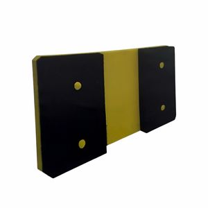 Protetor Impacto Parachoque 24x45x4cm Preto